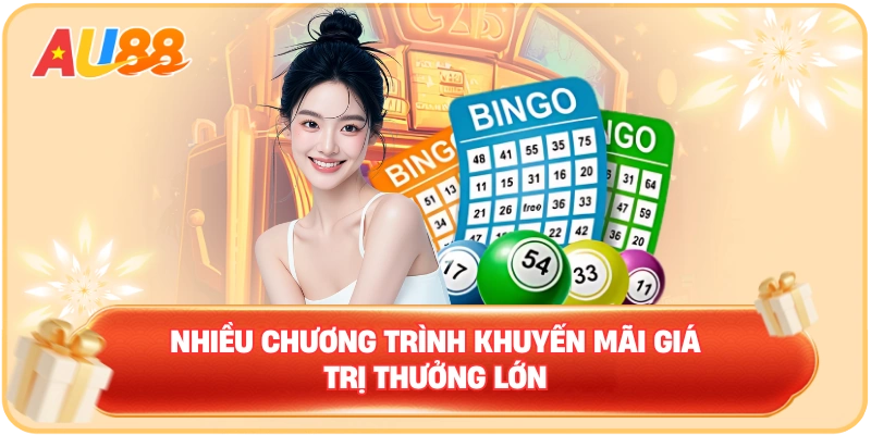 Nhiều chương trình khuyến mãi giá trị thưởng lớn